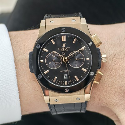 Hublot Big Bang Vendome Rose Gold Kasa Siyah Kasa ve Bezel