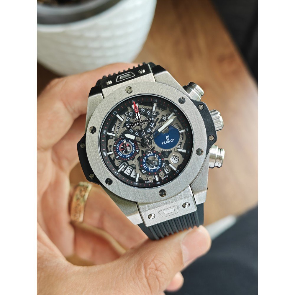 Hublot Unico Perpetual Calendar Big Bang 44mm Silver