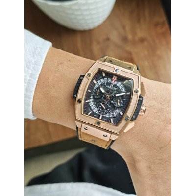 Hublot Spirit Of Big Bang King Senna Champion Kahverengi 45mm Rose