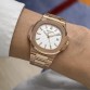 PATEK PHİLİPPE NAUTİLUS ROSE GOLD WHITE DIAL