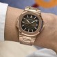 PATEK PHİLİPPE NAUTİLUS ROSE GOLD BROWN DIAL