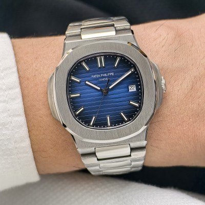 Patek Philippe Nautilus Bukalemun Mavi Kadran