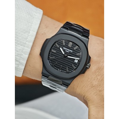 Patek Philippe Nautilus All Black (Black DLC/PVD)