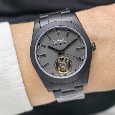 ROLEX LABEL NOIR BLACK