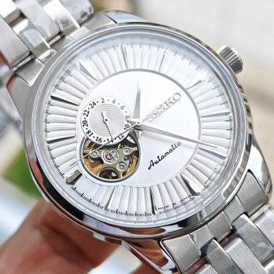 Seiko Presage Acapulco Cocktail Open Heart 40mm Beyaz
