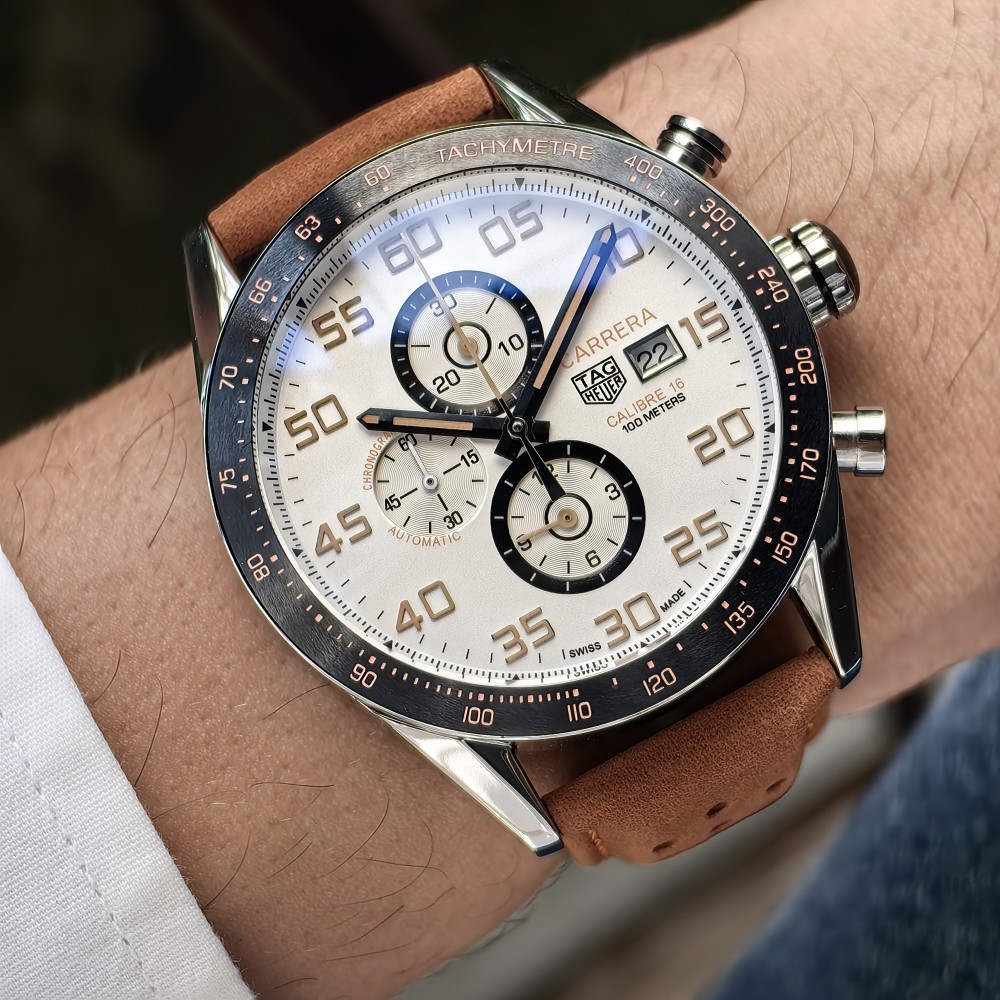 TAG HEUER CARRERA CALIBRE 16 TACHYMETRE
