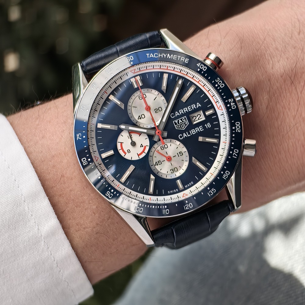 TAG HEUER CARRERA CALIBRE 16 BLUE 