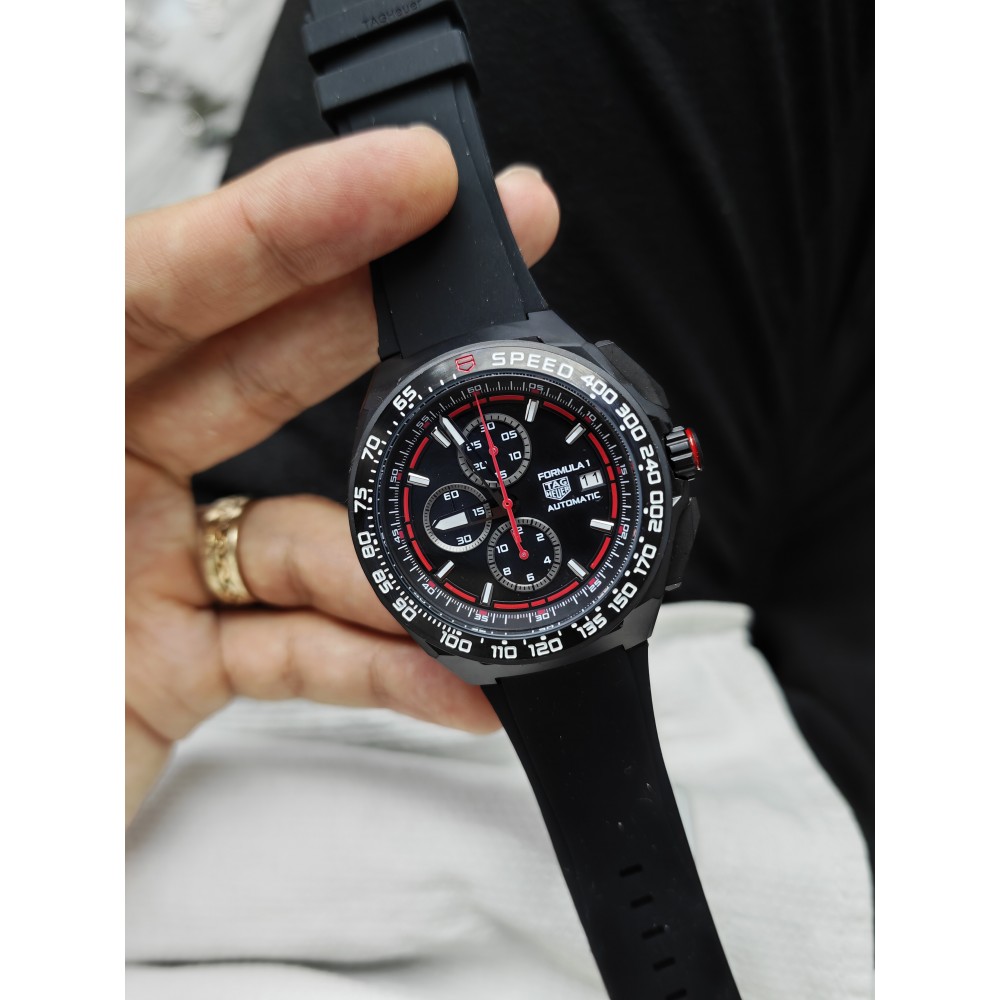  TAG Heuer Formula 1 Chronograph 44mm Siyah-Kırmızı