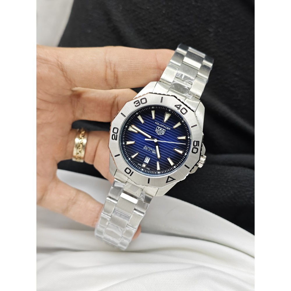 TAG Heuer Aquaracer 43mm Dumanlı Mavi (Smokey Blue)