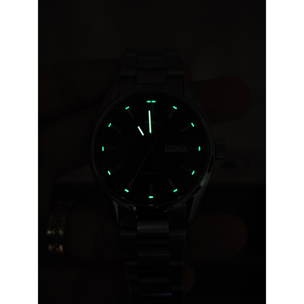 TAG Heuer Carrera Calibre 5 Day-Date Automatic 41mm Siyah Rose Gold Detay