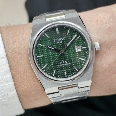 Tissot PRX Powermatic 80 Yeşil Petek Kadran