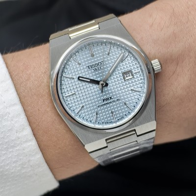 Tissot PRX Powermatic 80 Buz Mavisi Petek Kadran