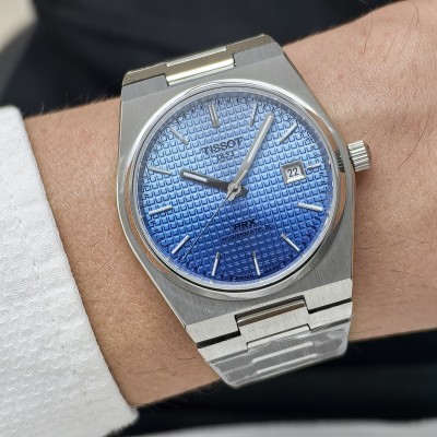 Tissot PRX Powermatic 80 Buz Mavisi Bukalemun Petek Kadran