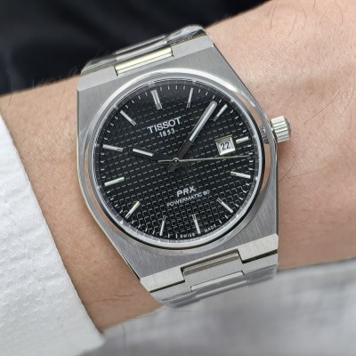 Tissot PRX Powermatic 80 Siyah Petek Kadran