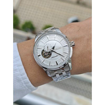 Seiko Presage Blue Acapulco Cocktail Open Heart 40mm Beyaz