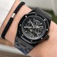 AUDEMARS PIGUET BLACK ROYAL OAK PERPETUAL CALENDAR AUTOMATIC