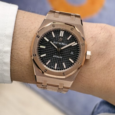 Audemars Piguet Automatic Rose Gold Black Dial