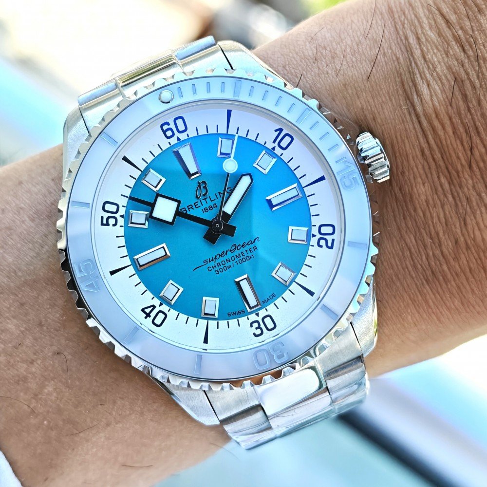 Breitling Superocean  Tiffany 44mm  Çelik Kordon