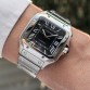 CARTIER SANTOS SILVER BLACK