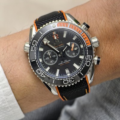 OMEGA PLANET OCEAN ORANGE BLACK