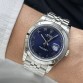 Rolex Datejust Roma Rakamlı-Mavi Kadran Jubilee Kordon Düz Bezel