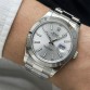 Rolex Datejust Açık Gri Kadran Oyster Kordon Düz Bezel