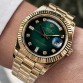 Rolex Day Date Gold Yeşil Diamond Kadran President Bilezik