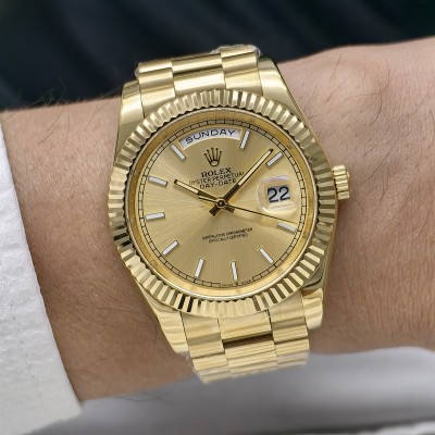 Rolex Day Date Gold Gold Kadran President Bilezik 