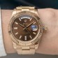 Rolex Day Date Rose Gold Baget Chocolatte Kadran President Bileklik