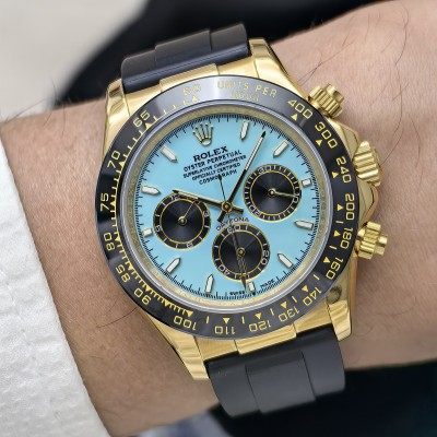Rolex Daytona Tiffany Kadran Gold Kasa Kauçuk Kordon 2025