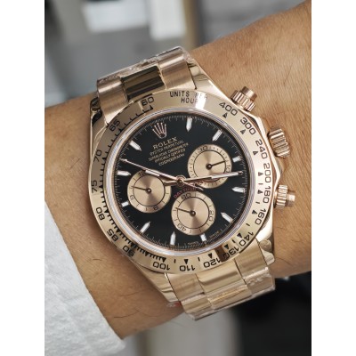 Rolex Daytona Rose Gold Black