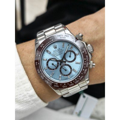 Rolex Daytona Ice Blue Baguette