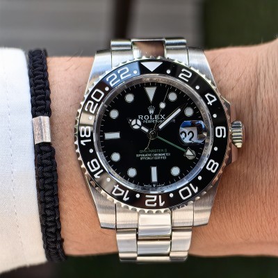 Rolex GMT-Master II Sılver Black (Siyah Bezel)
