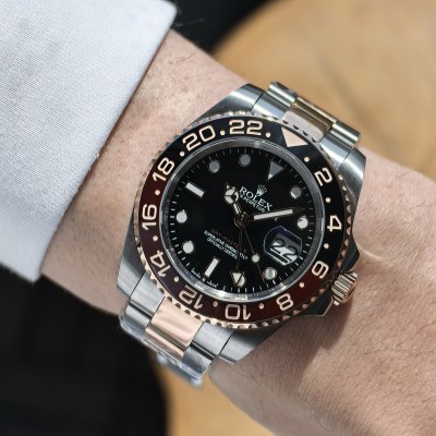 Rolex GMT-Master II Root Beer Two Tone 