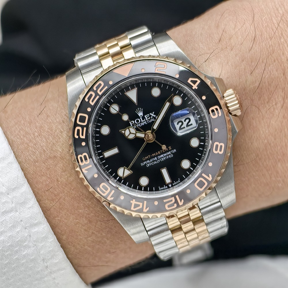 Rolex GMT-Master II Siyah Kadran Gri Siyah Bezel Rolex GMT-Master II Siyah Kadran Gri Siyah Bezel