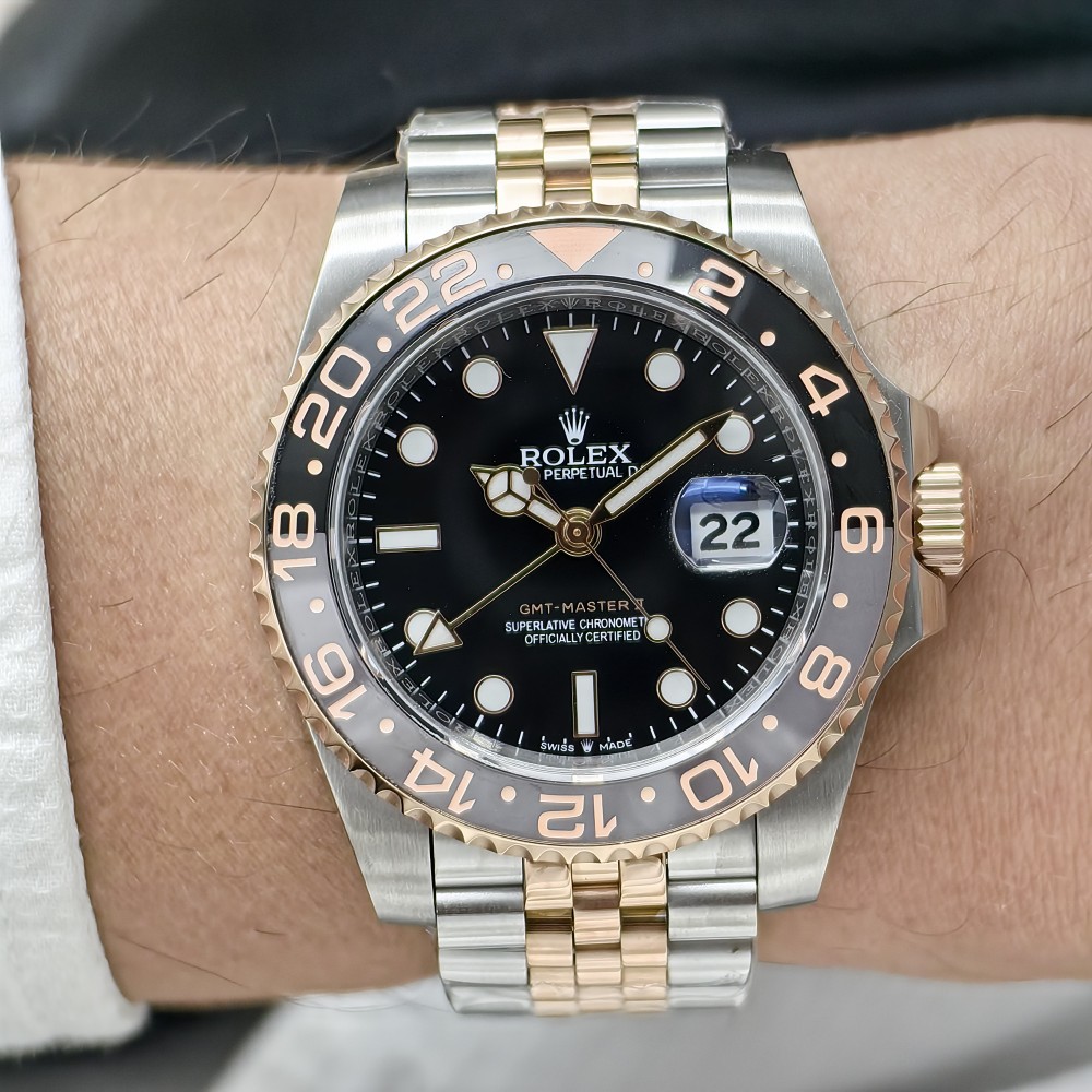 Rolex GMT-Master II Siyah Kadran Gri Siyah Bezel Rolex GMT-Master II Siyah Kadran Gri Siyah Bezel