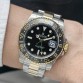 Rolex GMT-Master II Sılver Gold Black Dial