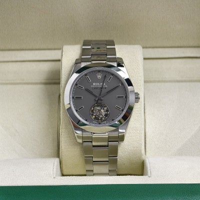 ROLEX LABEL NOIR SILVER
