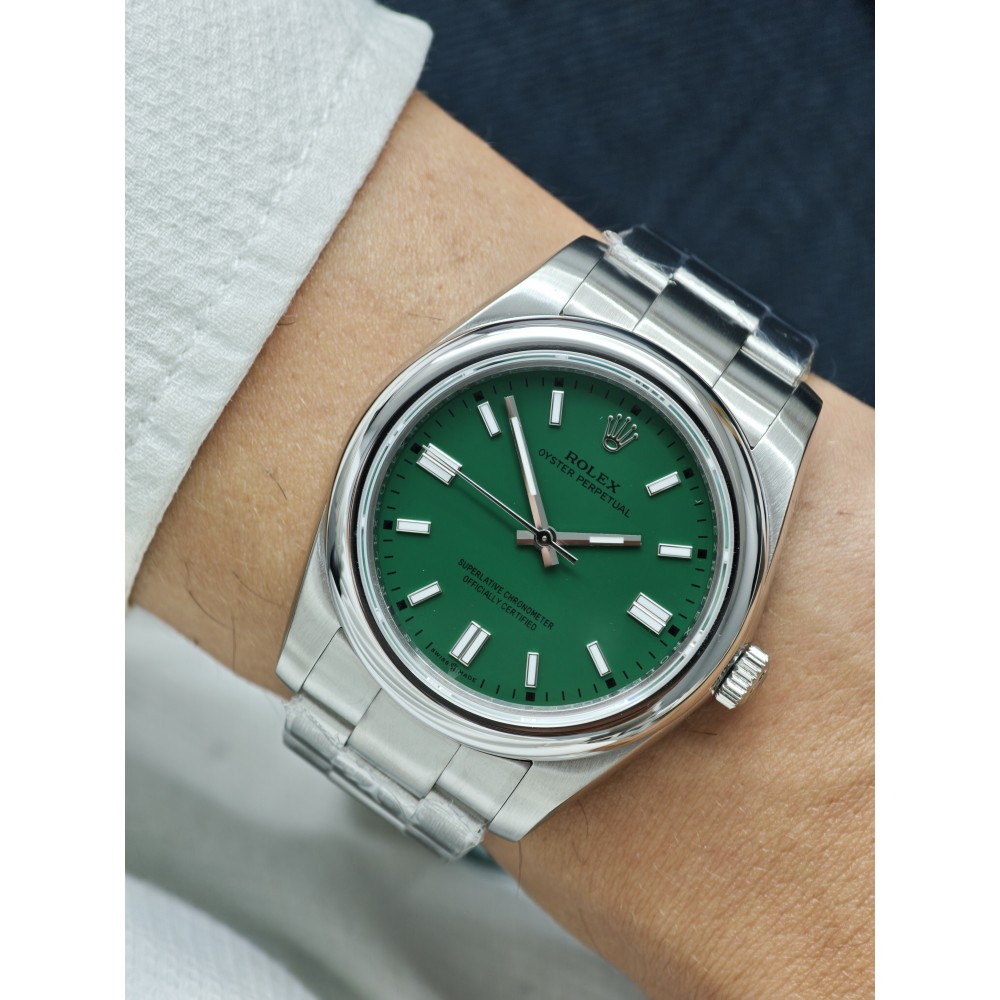 Rolex Oyster Perpetual Yeşil Kadran