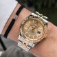ROLEX SKY DWELLER TWO TONE GOLD-GOLD DIAL JUBILEE