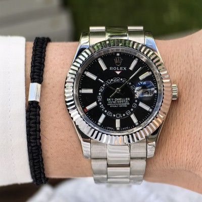 ROLEX SKY DWELLER OYSTER-BLACK DIAL