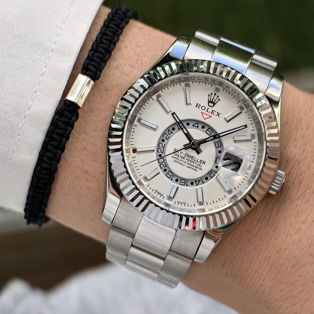 ROLEX SKY DWELLER OYSTER-WHITE DIAL
