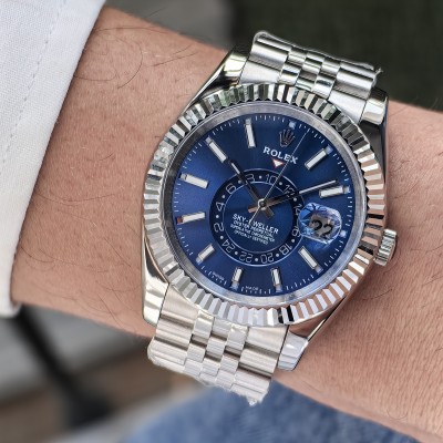 ROLEX SKY DWELLER JUBILE BLUE DIAL