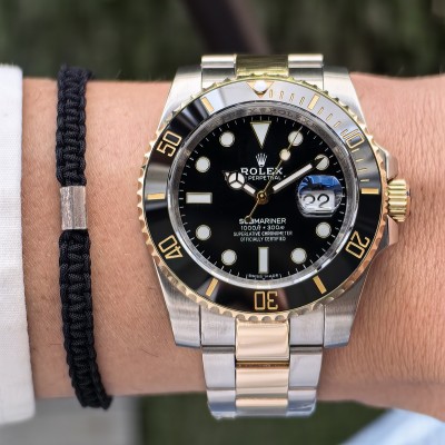 ROLEX SUBMARİNER DATE TWO TONE BLACK DIAL