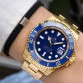 ROLEX SUBMARİNER DATE GOLD BLUE