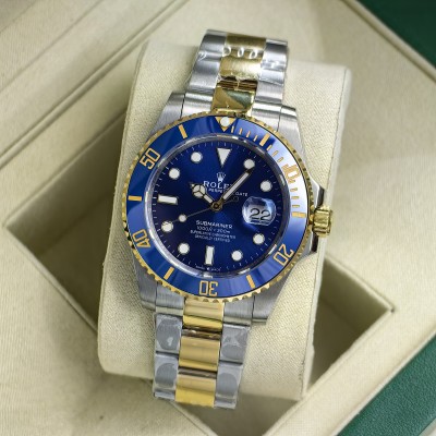 ROLEX SUBMARİNER DATE TWO TONE BLUE DIAL