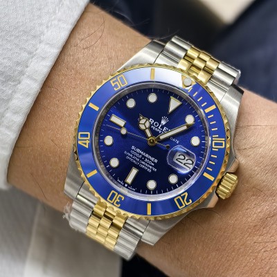 ROLEX SUBMARİNER DATE TWO TONE BLUE DIAL JUBILEE