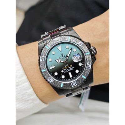 Rolex Submariner Date DİW Full Siyah Buz Mavisi Bukalemun