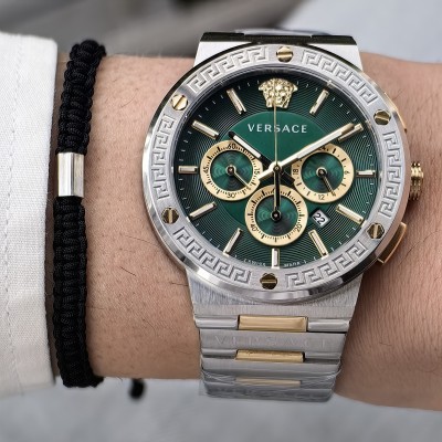 VERSACE TWO TONE -GREEN DIAL