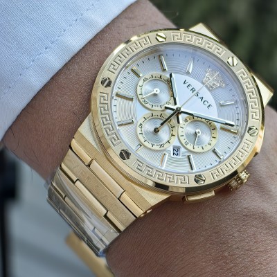 VERSACE Gold-White Dial